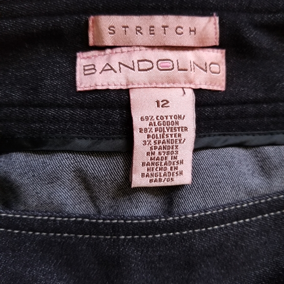 💐LIKE NEW BANDOLINO CHARCOAL BLACK STRETCH SKIRT - Picture 6 of 6